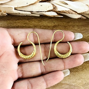 Pendientes de Serpiente Boho Góticos de Latón, Favoritos del Mercado, Chapados en Oro de 18K para Mujer, Pendientes de Gancho con Diseño Animal para Venta al por Mayor/OEM/ODM - Product Image 5