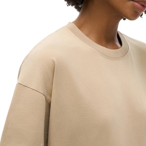 T-shirts personnalisés 100% coton pour femmes, style vintage, légèrement déchirés, coupe ample, coton lourd 280g, lavage à la neige - Product Image 5