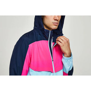 ชุดเซ็ตเสื้อแจ็คเก็ตกันลมและกางเกงขาสั้นกันน้ำพิมพ์โลโก้ตามสั่งสำหรับกิจกรรมกลางแจ้ง  ไซส์ใหญ่  ขั้นต่ำในการสั่งซื้อน้อย - Product Image 6