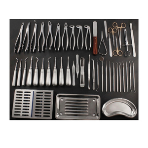 Juego de Instrumentos Dentales de Acero Inoxidable, Pinzas Manuales para Algodón, Espejo, Explorador, Kit de Raspadores para Diagnóstico Profesional, Suministro OEM - Product Image 1