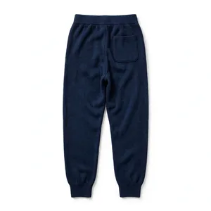 <b>Men</b> Indigo Jogger Sweatpants Elastic Waist Drawstring Pocket Cuffed Ankle Soft Casual <b>Lounge</b> <b>Trousers</b> Custom Logo Wholesale - Product Image 3