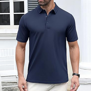 Polos de hombre de secado rápido, ropa informal, polos de manga corta, transpirables, polos lisos personalizados en venta a bajo precio - Product Image 4