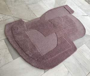 PRECIO DE FABRICANTE: Alfombra india de lana texturizada de pelo alto, hecha a mano, con diseño exclusivo, elegante y sofisticada para tus interiores. - Product Image 3