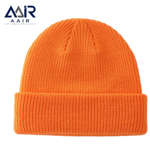 AAIR INDUSTRIES Gorro de Punto Acanalado de Color Sólido, Unisex, para Invierno, 100% Acrílico, Casual, para Adultos, 56-58CM - Product Image 5