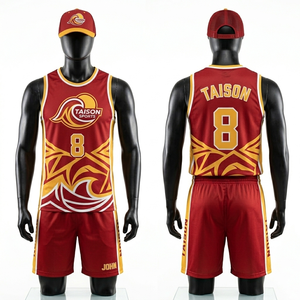 Ensemble de maillots de handball pour hommes, 150 GSM, maille polyester premium, jaune, bleu marine, uniforme sportif avec logo personnalisé par sublimation - Product Image 2