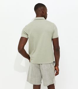 Ensemble T-shirt et short surdimensionné pour homme, 100 % coton épais, manches courtes, avec logo personnalisé, collection été 2026 - Product Image 2