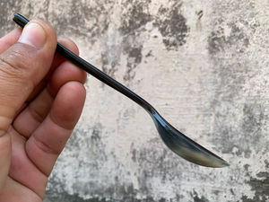 Cuchara de Sal de Cuerno de Búfalo Ecológica de Buena Calidad con Color Natural, Cuchara de Cena para Fiestas, Precio Razonable en Oferta - Product Image 6