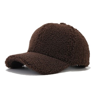 Custom <b>Men</b> And Women Outdoor Travel <b>Winter</b> Warm Sport <b>Cap</b> Lamb Wool Baseball <b>Caps</b> - Product Image 4