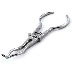 Forceps de Dam Brewer en caoutchouc de haute qualité 17,5 cm |   Pince à caoutchouc dentaire en acier inoxydable |   Instruments chirurgicaux dentaires - Product Image 1