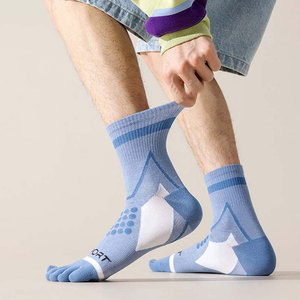 Unique Design Custom Made Five Toe Ankle <b>Socks</b> High Quality Breathable Cotton Athletic Sports Fashion <b>Socks</b> - Product Image 5