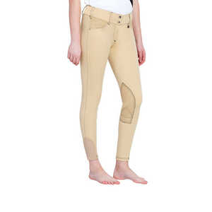 Leggings d'équitation légers pour femmes, prix de gros, compression respirante, cuir véritable, taille haute, entièrement en silicone - Product Image 1