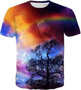 T-shirt pour homme en coton 100% écologique avec impression sérigraphique, service OEM, prix de gros abordable, léger et à séchage rapide - Product Image 6