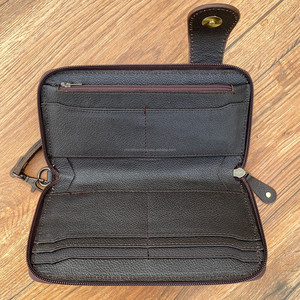 กระเป๋าสตางค์หนังวัวแท้สำหรับผู้หญิงกระเป๋าคลัทช์อเนกประสงค์ดีไซน์ใหม่2024 - Product Image 6