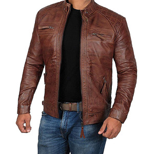 2026 <b>Leather</b> <b>Jackets</b> Cheap Price High Quality Black Lather <b>Jackets</b> <b>Winter</b> <b>Leather</b> <b>Jacket</b> for Men - Product Image 4