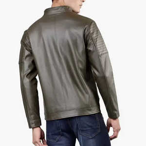 Veste en cuir Collection hiver Chauffante Cuir véritable de haute qualité Vestes en cuir véritable pour la meilleure vente - Product Image 5
