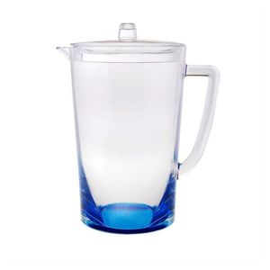 Caraffa per Acqua in Plastica Infrangibile da 2,75 Quarti con Design Ovale a Halo, Caraffa per Succo Senza BPA con Beccuccio - Product Image 1