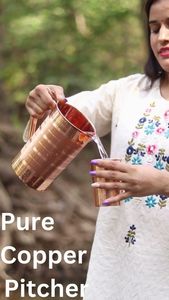 Copper Jug Urban Wellness <b>Collection</b> with Glass Bulk Export Manufacturer India - Product Image 3
