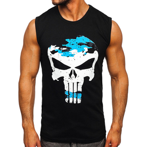 Débardeur sans manches en coton pour homme, coupe oversize, style streetwear, idéal pour la gym et l'été, vente en gros - Product Image 1