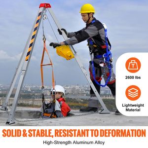 Kit Treppiede per Spazi Confinati da 8 Piedi con Cavo da 98 Piedi e Protezione Anticaduta da 32,8 Piedi per Operazioni di Soccorso - Product Image 2