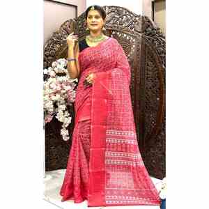 ผ้าลินินพิมพ์ดิจิตอลดีไซเนอร์พร้อมลำดับผ้าขี้เหล็ก - Product Image 1