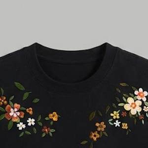 New Sales Custom Logo <b>Black</b> High Quality 100% Cotton Polyester Mens Casual Half Sleeve <b>Tshirt</b> <b>Plain</b> Daily Wear O-neck Streetwear - Product Image 5