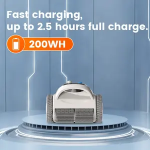 Wireless Swimming Pool Vacuum Cleaner Robot Machine Automatic Robotic Pool Cleaner Cordless