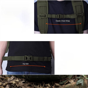 Sacs à dos tactiques très demandés avec impression de logo personnalisé, rangement multi-compartiments et système de transport confortable - Product Image 4