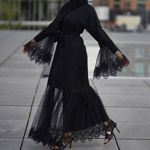Nouvelle collection en solde sur les abayas pour femmes, 60 g/m², décontractées, pour tous les jours, abayas islamiques - Product Image 1