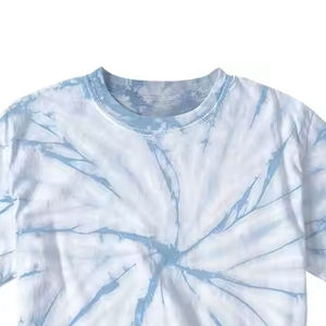 Camiseta Tie-Dye Casual para Hombre de Primera Calidad, Último Diseño, Cuello Alto, 100% Algodón, Tallas S-XXL, Verano, Patrón 3D - Product Image 2