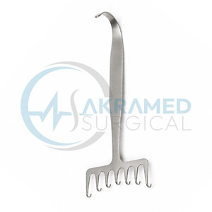Lifter de sourcils coronaux à 7 branches en acier inoxydable – Kit d'instruments manuels pour chirurgie esthétique faciale CE - Product Image 6