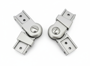 Componente de herraje de acero inoxidable fundido mecanizado con precisión, articulación giratoria ajustable, soporte de bisagra de canal pivotante y conector - Product Image 2