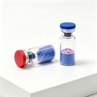 Matière première cosmétique GHK Tripeptide de cuivre 1 Poudre de peptide de cuivre bleu 99% Haute pureté CAS 89030955 Formule moléculaire