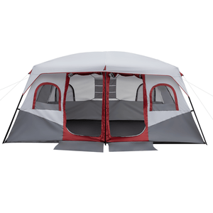 Tenda Familiare a 2 Stanze per 10 Persone, Enorme con Tasche Portaoggetti per Accessori da Campeggio - Product Image 6