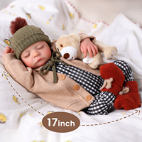 Poupée Bébé Reborn Garçon Réaliste Babeside Noah 20 Pouces, Tête en Vinyle, Corps en Tissu Doux, Vente en Gros Usine