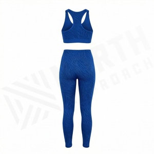 Womens Sublimation Print Two Piece Yoga Set Seamless Gym Fitness Bra <b>Butt</b> <b>Lifting</b> <b>Leggings</b> Pant Workout Athletic Apparel - Product Image 2
