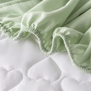Quilted 100% Polyester 300tc 3-4 Inches <b>Bed</b> Protection <b>Pad</b> Breathable Machine Washable All-Season Mattress Cover for Hospital - Product Image 6
