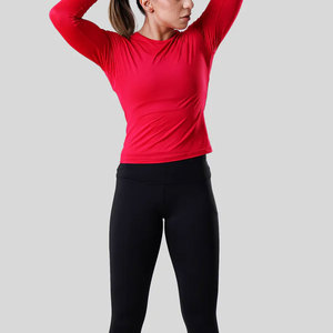 High Quality Customized Women <b>Compression</b> <b>Shirts</b> Breathable Eco-Friendly Quick Dry Lightweight Front Anti-Bacterial Fitness - Product Image 6
