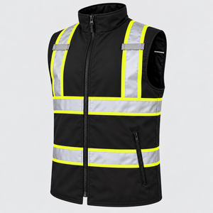 Chaleco de Seguridad Reflectante de Poliéster con Certificación CE OEM, Transpirable, de Secado Rápido, Alta Visibilidad, para Trabajo de Rescate en Carretera - Product Image 4