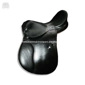Dressage de selle anglaise d'équitation de qualité supérieure en cuir pur de qualité supérieure noir couleur marron - Product Image 4