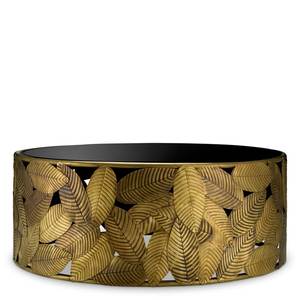 Modern <b>Round</b> Coffee <b>Table</b> with Marble <b>Top</b> and Brass Base Contemporary Living Room Furniture Handmade Metal Frame Design - Product Image 2