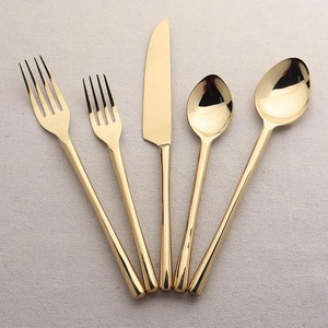 Juego de Cubiertos de Metal de Diseño Personalizado al por Mayor, Cubertería de Lujo de la Más Alta Calidad para Hoteles y Restaurantes - Product Image 3