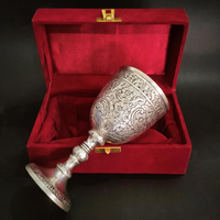 Calice en laiton personnalisé, fait main, durable, style vintage américain, mariages, occasions spéciales, communion médiévale, verre à vin