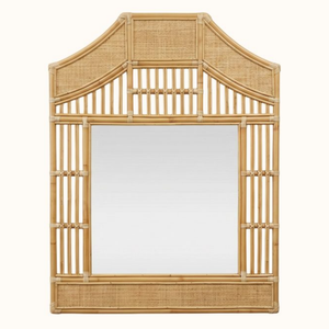 Espejo decorativo rectangular de ratán Handwicker Unique para pared, decoración del hogar, para sala de estar y dormitorio, de Vietnam. - Product Image 3
