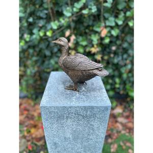 Decorative Bronze Custom Bird Sculpture <b>Hand</b> <b>Casted</b> Vintage Duck Figurine Decor Garden Supplies - Product Image 5