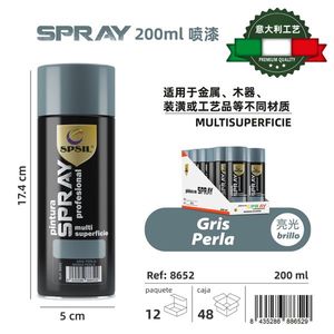 200ML Grigio Perla Materiali per Artigianato Moderno dalla Spagna Modello 8652 - Product Image 3