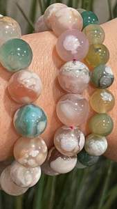 เครื่องประดับเรซิ่นใหม่ปี 2026 แฟชั่นสำหรับผู้หญิง สร้อยข้อมือเรซิ่นลายเสือดาว สร้อยข้อมือทรงกลมเรียบง่าย สร้อยข้อมือแบบโอเวอร์ไซส์สำหรับสาวๆ ดีไซน์ลายดอกไม้ - Product Image 6