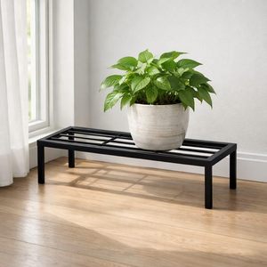 Soporte para Plantas para Decoración de Balcón |   Soporte de Metal Antioxidante para Macetas de Interior y Exterior |   Soporte para Macetas de Jardín |   Negro | - Product Image 6