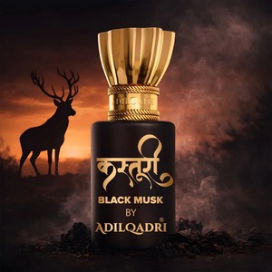 Huile de parfum Black Musk Attar unisexe, eau de parfum 5,5 ml, parfum floral frais longue durée - Product Image 1