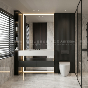 Lastra in Gres Porcellanato Effetto Marmo Lucido Grigio di Lusso 600x1200, Piastrella Sinterizzata per Rivestimenti e Pavimenti di Ville, Decorazione Bagno Moderna - Product Image 1