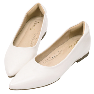 Zapatos Planos de Punta Puntiaguda Blancos para Mujer de Ann'S, Zapatos de Vestir de Tacón Bajo, Elegantes y Cómodos para Oficina y Trabajo para Damas - Product Image 1